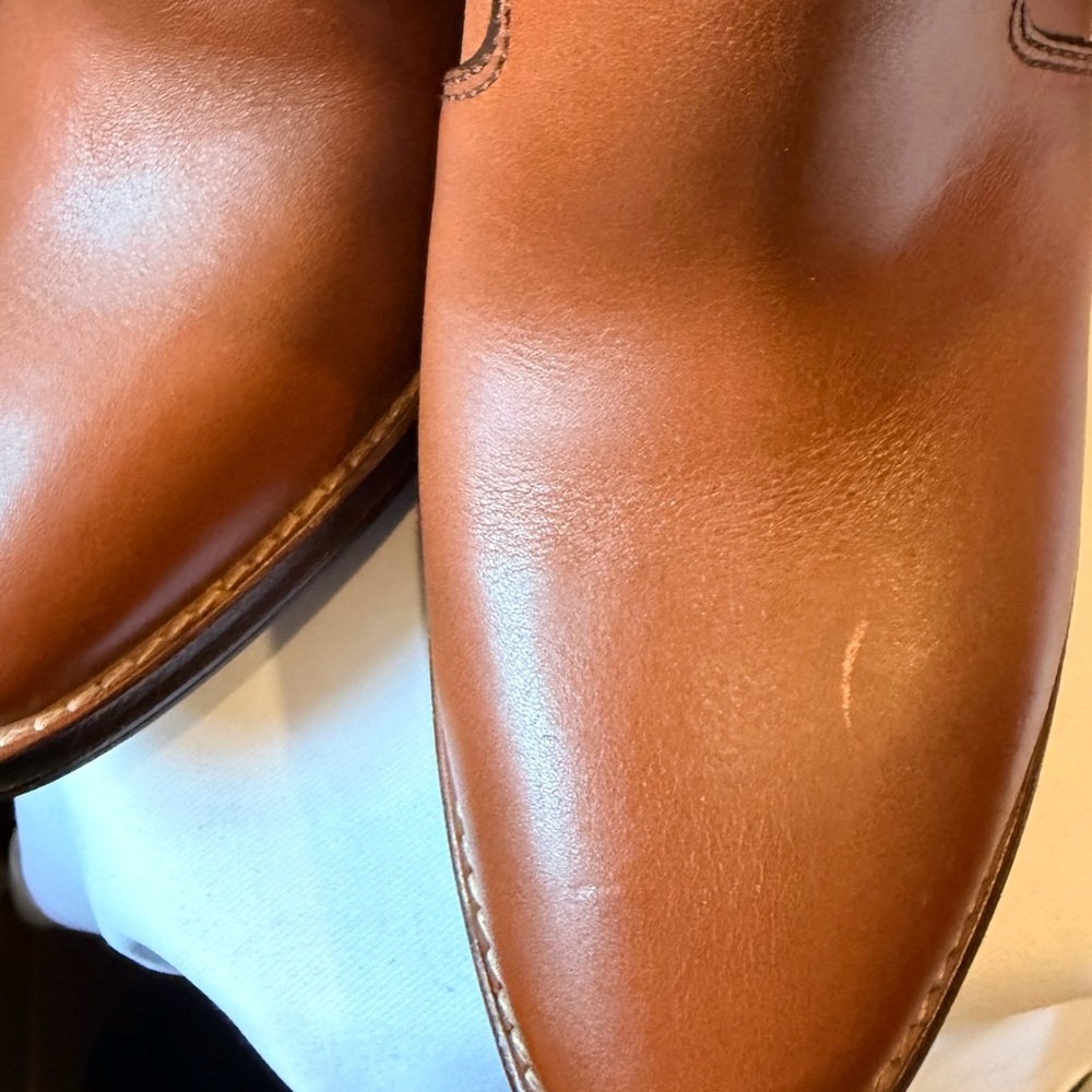 Saint Laurent Brown Heeled Boots - Picture 10 of 10